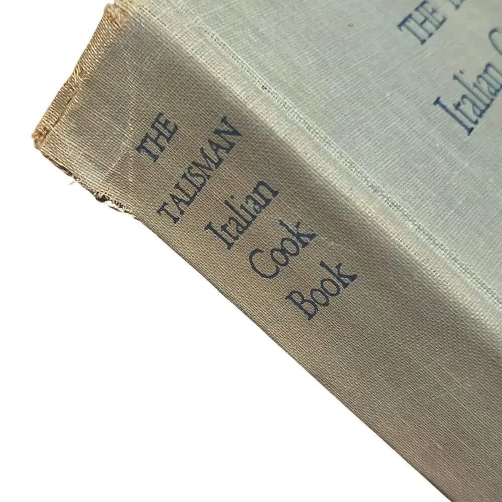 THE TALISMAN ITALIAN COOK BOOK Tenth Printing 1958